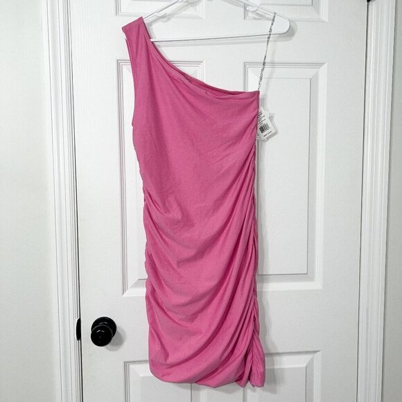 Beyond Yoga Dresses & Skirts - NWT Beyond Yoga Featherweight Carried Away One Shoulder Dress Pink Size M